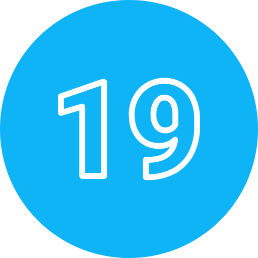 neunzehn Generic Flat icon