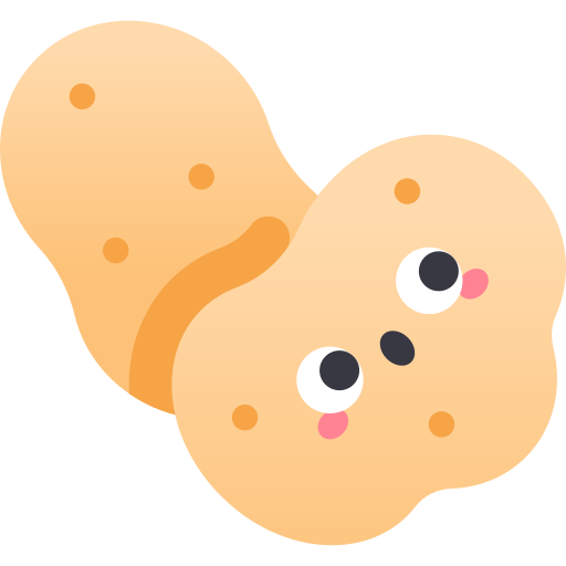 Potatoes Kawaii Star Gradient icon