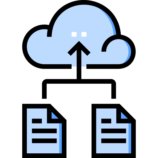 cloud-speicher Detailed Straight Lineal color icon