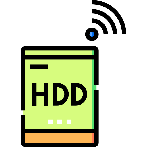 hdd Detailed Straight Lineal color icon