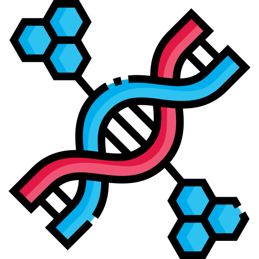 Dna Detailed Straight Lineal color icon