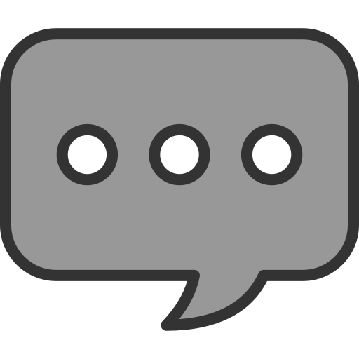 チャットボックス Generic Grey icon
