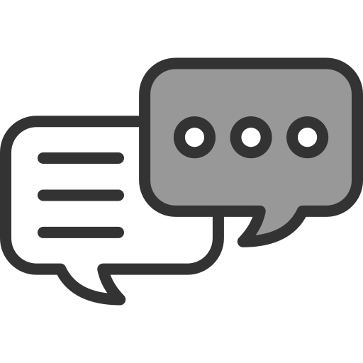 chatten Generic Grey icoon
