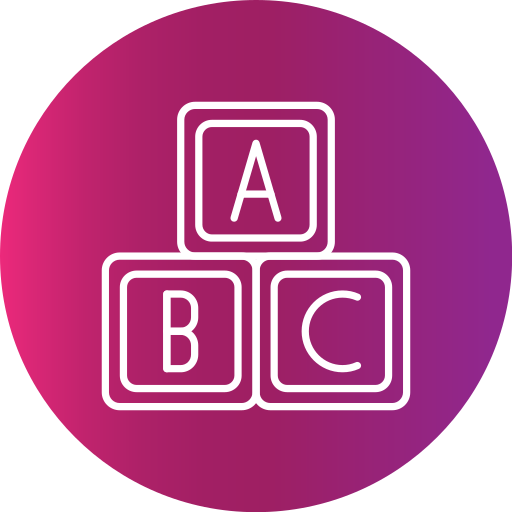 abc Generic Flat Gradient icon