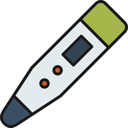 termómetro Generic Outline Color icono