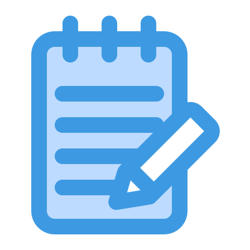 Notes Generic Blue icon
