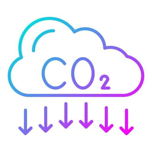 二酸化炭素 Generic Gradient icon