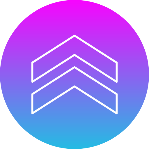 업 쉐브론 Generic Flat Gradient icon