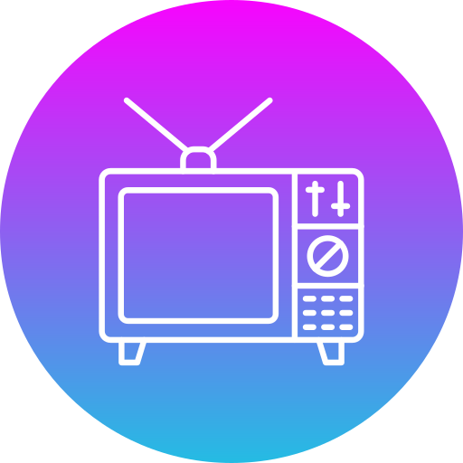 テレビ Generic Flat Gradient icon