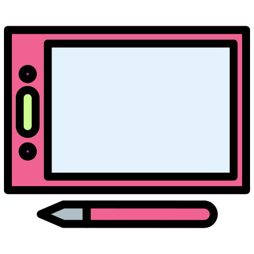 Drawing tablet Generic Outline Color icon