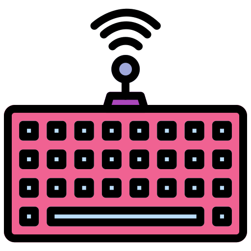 teclado Generic Outline Color icono