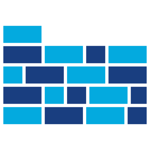 stenen muur Generic Blue icoon