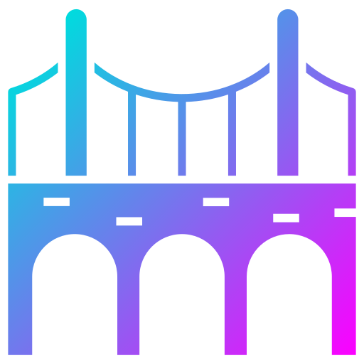 ponte Generic Flat Gradient icona