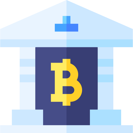 bank Basic Straight Flat icoon