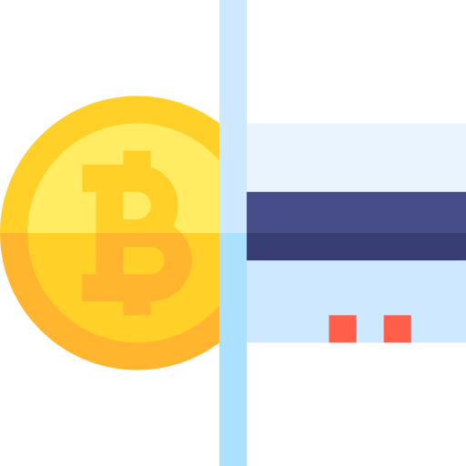 bitcoin Basic Straight Flat icono