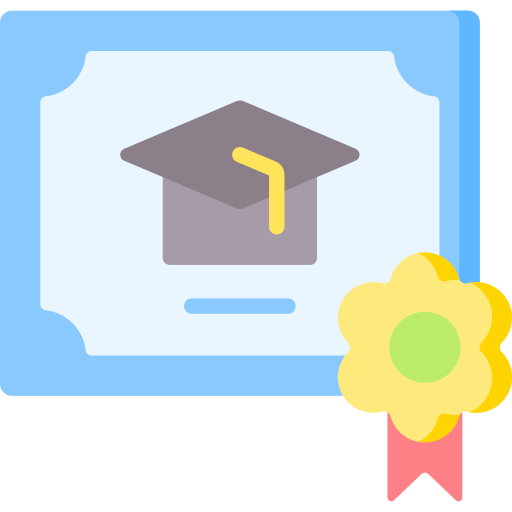 diploma Special Flat icono