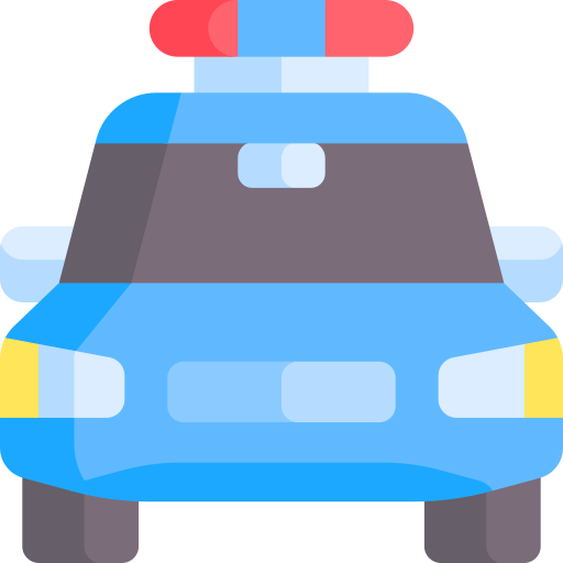 Полицейская машина Special Flat иконка