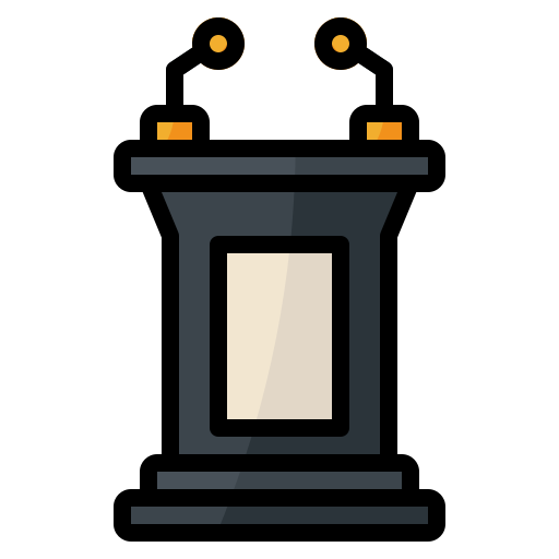 Lectern Generic Outline Color icon