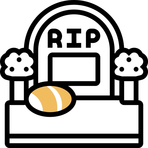 묘비 Meticulous Yellow shadow icon