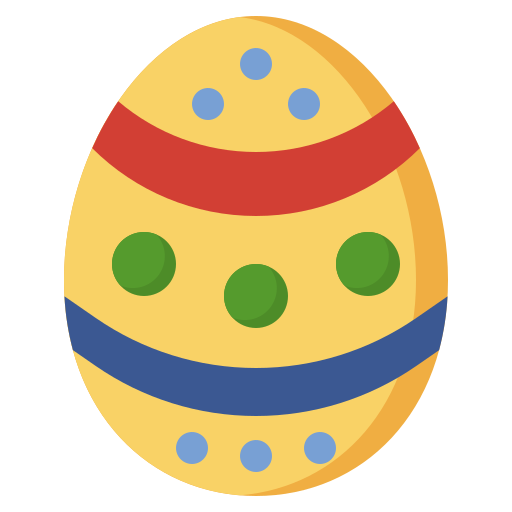 부활절 달걀 Surang Flat icon