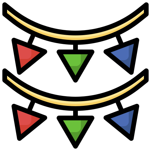 girlande Surang Lineal Color icon