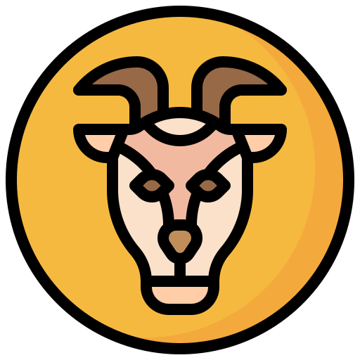 Goat Surang Lineal Color icon