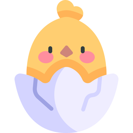 Chick Kawaii Flat icon