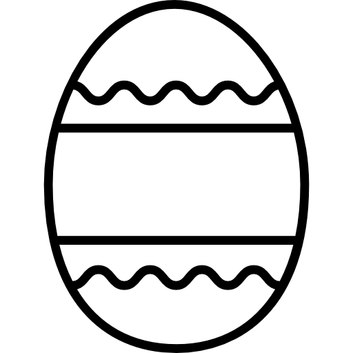 jajko wielkanocne Made by Made Lineal ikona