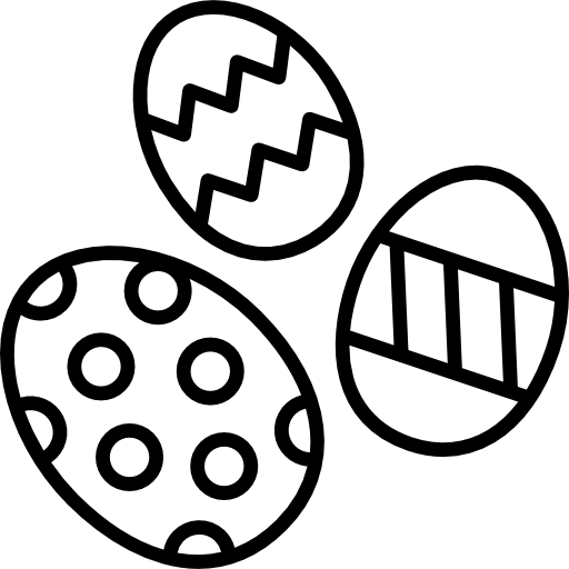 jajko wielkanocne Made by Made Lineal ikona