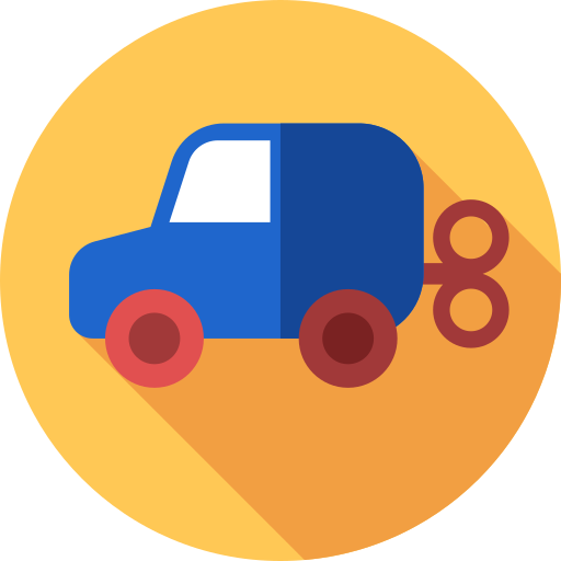 auto Flat Circular Flat icono