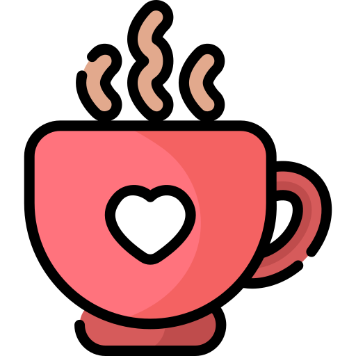 Hot chocolate Kawaii Lineal color icon