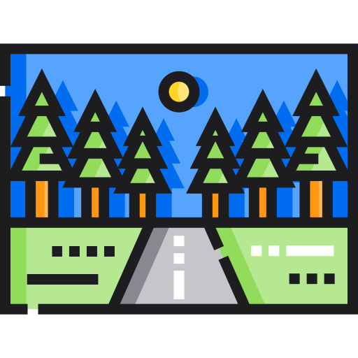 landschaft Detailed Straight Lineal color icon