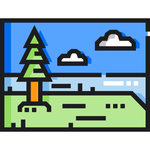 landschaft Detailed Straight Lineal color icon
