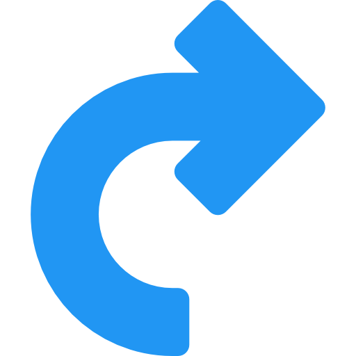 Curve arrow Pixel Perfect Flat icon