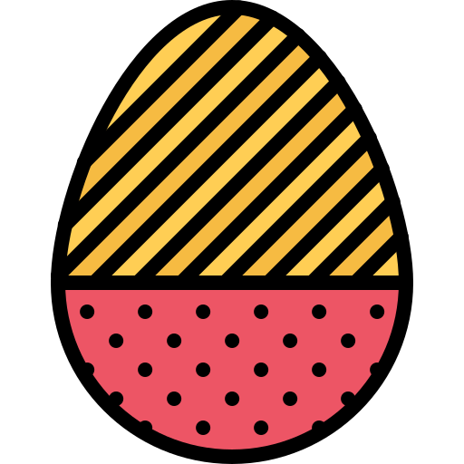 el huevo de pascua Coloring Color icono