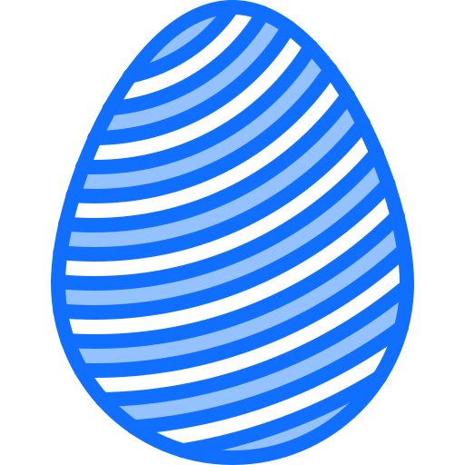 paasei Coloring Blue icoon