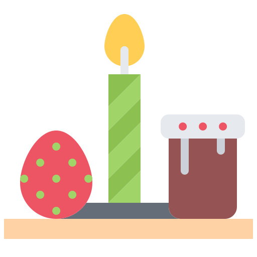 Easter Coloring Flat icon