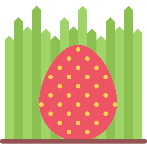 부활절 달걀 Coloring Flat icon
