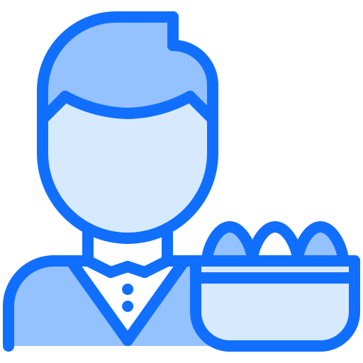 mann Coloring Blue icon