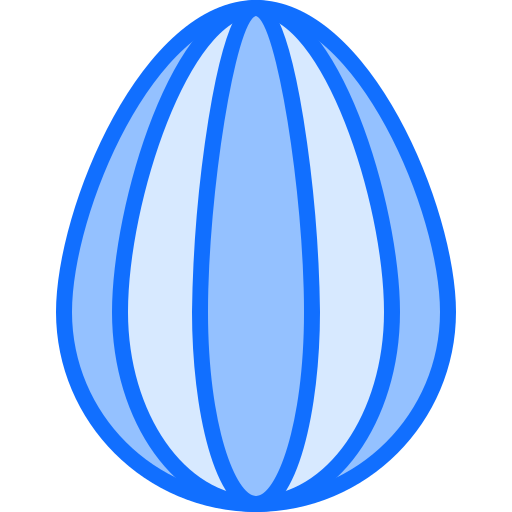 Œuf de pâques Coloring Blue Icône