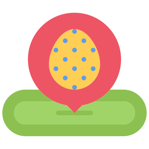Pin Coloring Flat icon