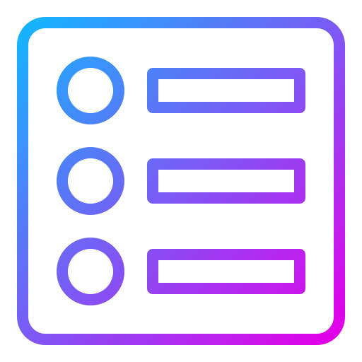 allineare Generic Gradient icona