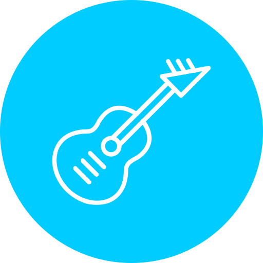 gitaar Generic Circular icoon