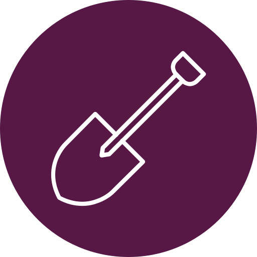 Shovel Generic Circular icon