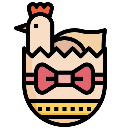 Chicken Surang Lineal Color icon