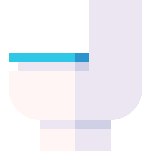 toilette Basic Straight Flat icon