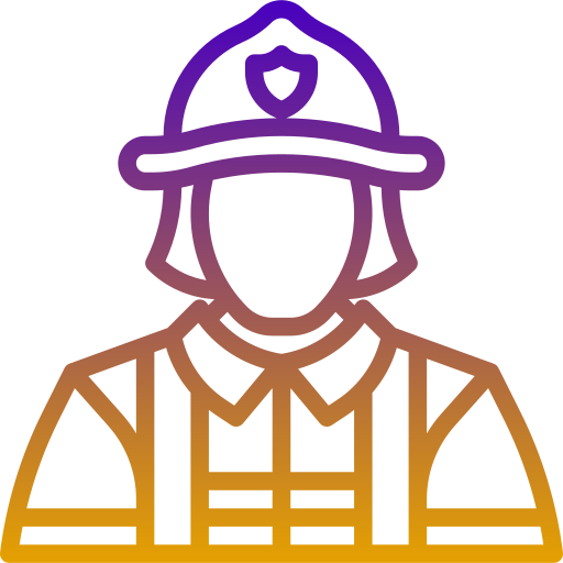 bombero Generic Gradient icono