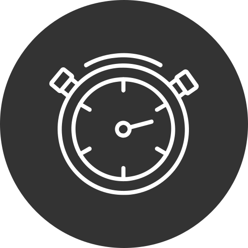 stopwatch Generic Glyph icoon