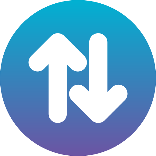 Transfer Generic Flat Gradient icon