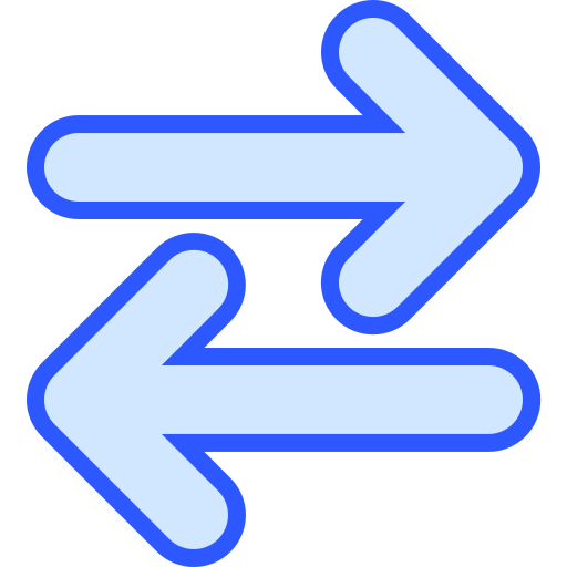 Überweisen Generic Blue icon